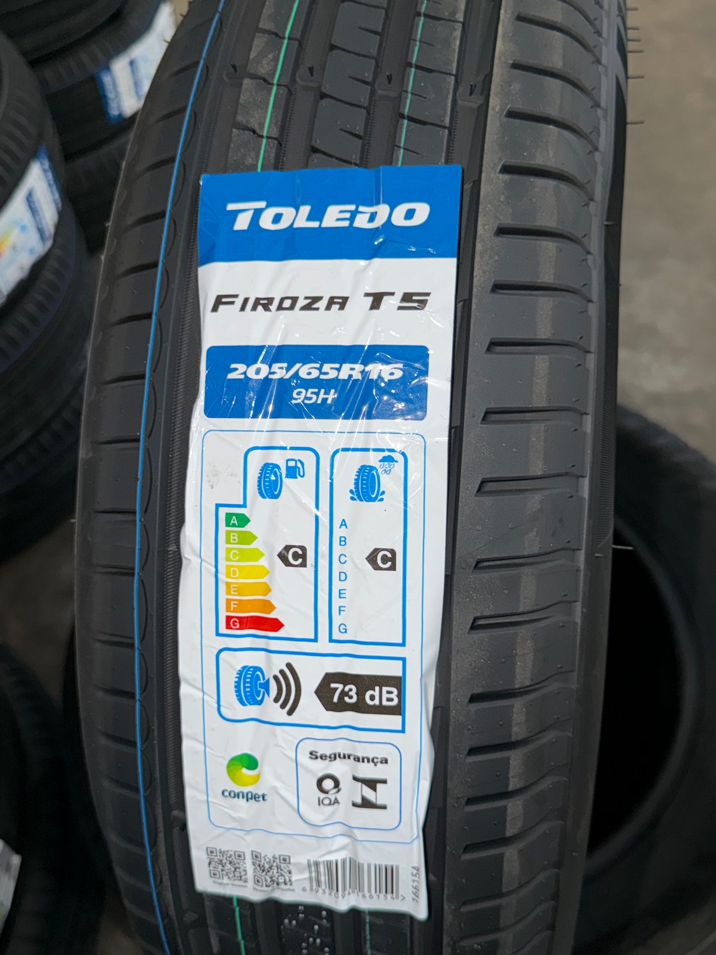 Kit 2 Pneus Firoza T5 205/65R16 95H – Novo