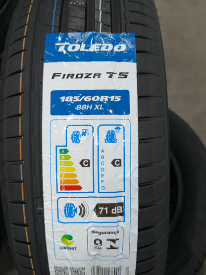 Kit 2 Pneus Firoza T5 185/60 R15 88XLH - Novo