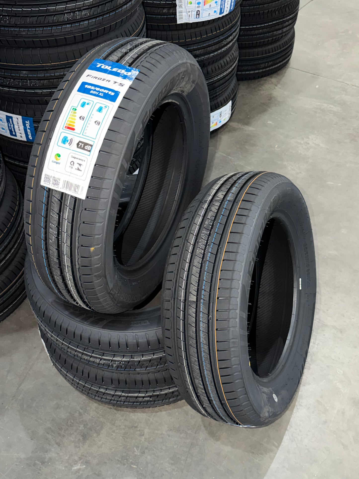 Kit 2 Pneus Firoza T5 185/60 R15 88XLH - Novo
