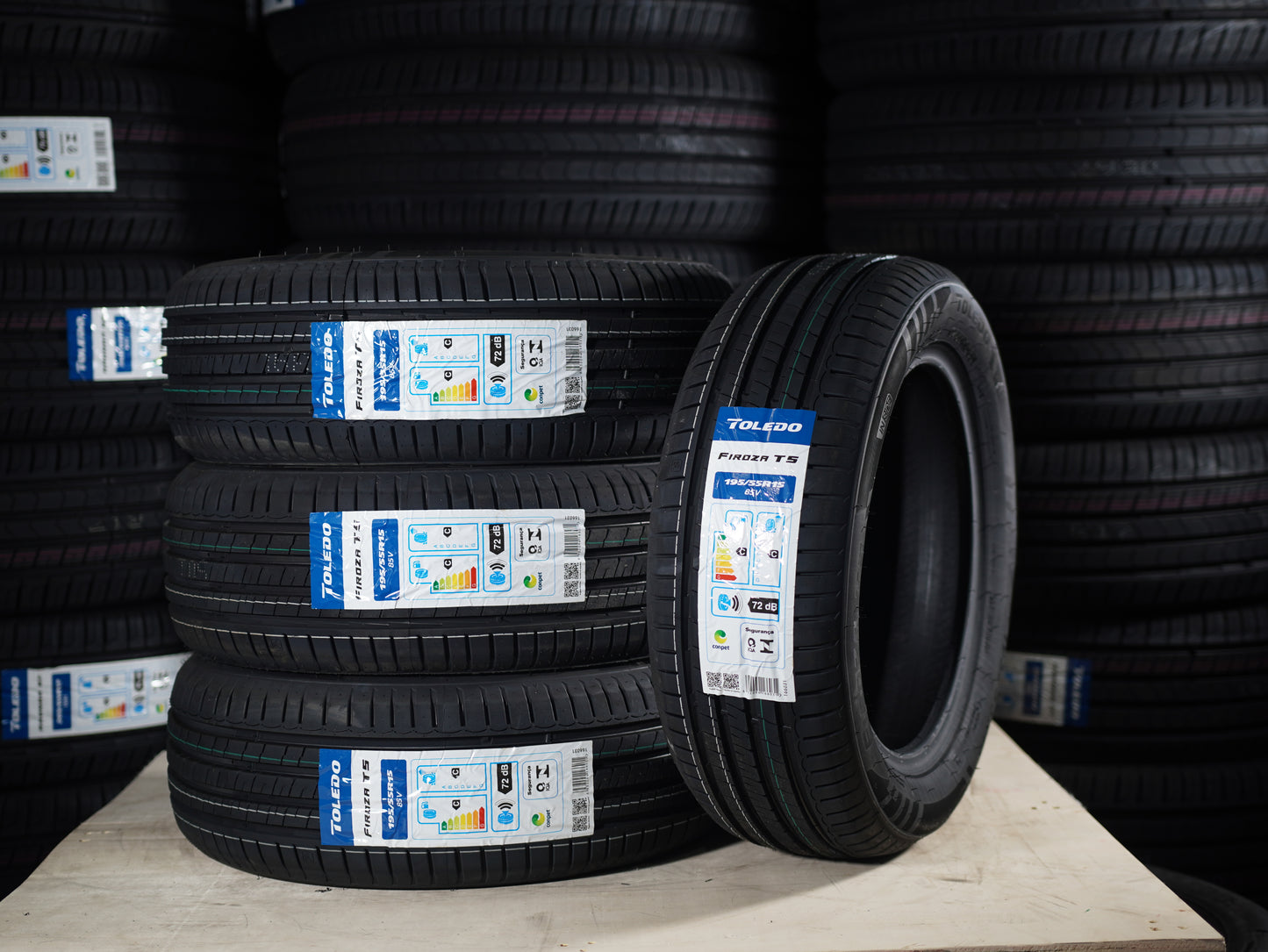 Kit 4 Pneus Firoza T5 195/55R15 85V – Novo