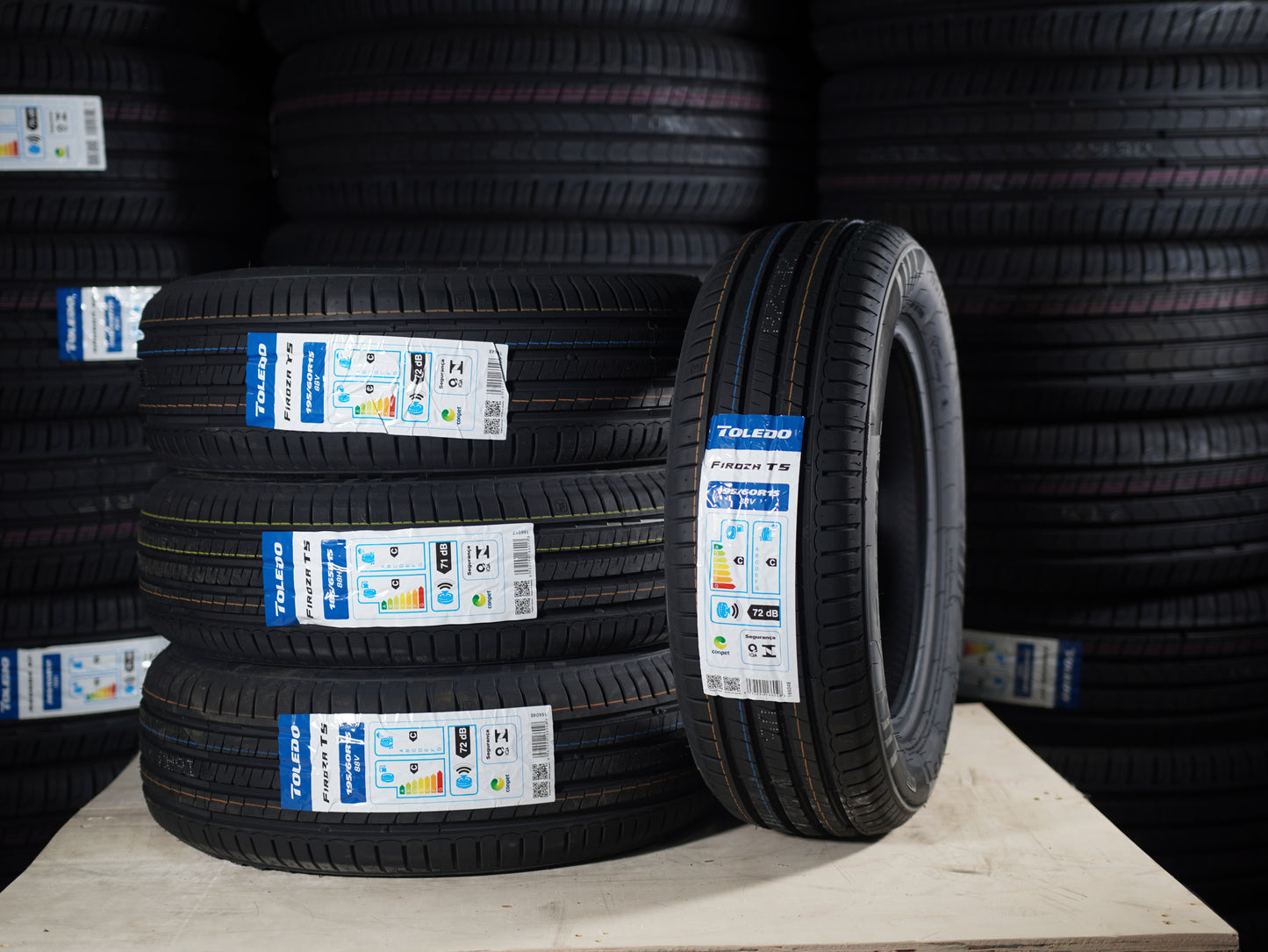 kit 4 Pneus Firoza T5 195/60R15 88V – Novo