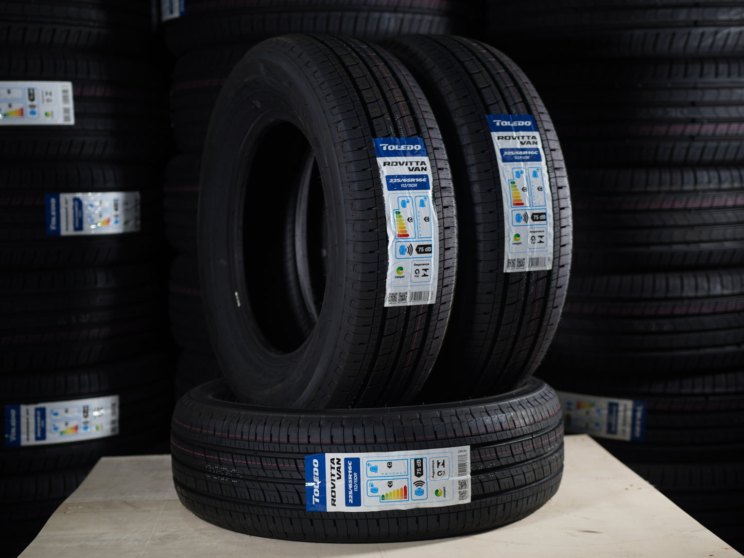 Kit 2 Pneus Rovitta Van 225/65R16C 112/110R – Novo