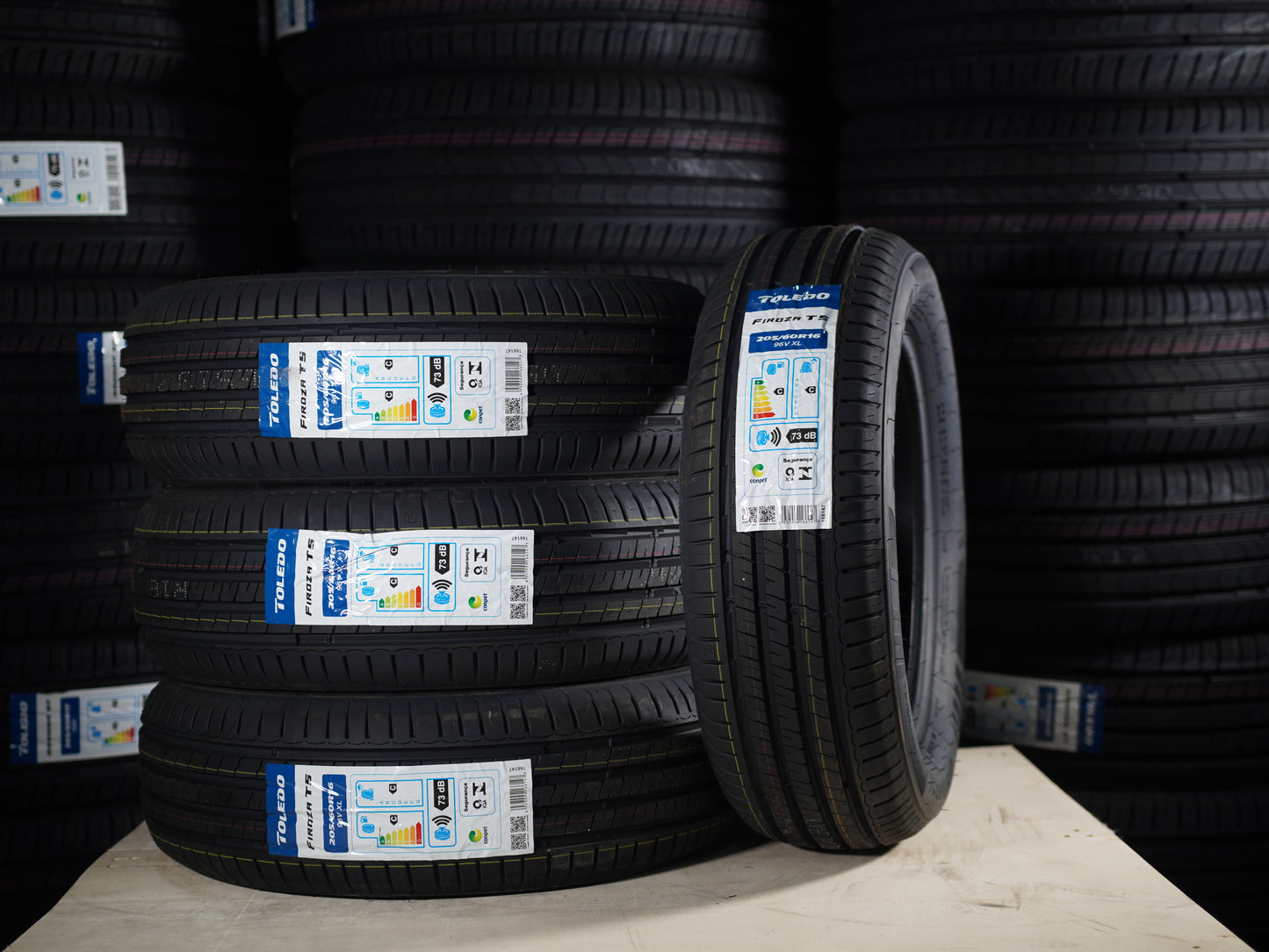 Kit 4 Pneus Firoza T5 205/60R16 96XLV – Novo