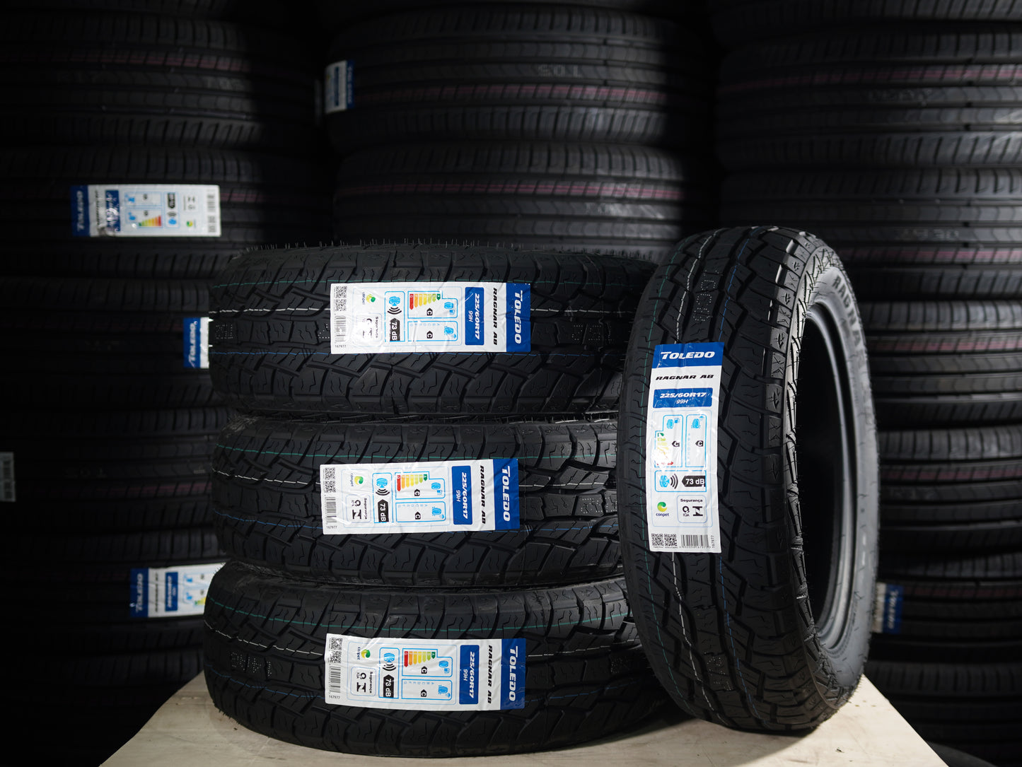 Kit 4 Pneus Ragnar A8 225/60R17 99H – Novo